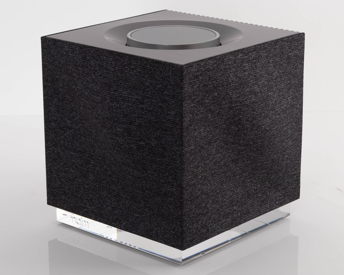 Front right corner of a used Naim Muso QB GEN2 Compact Wireless Speaker