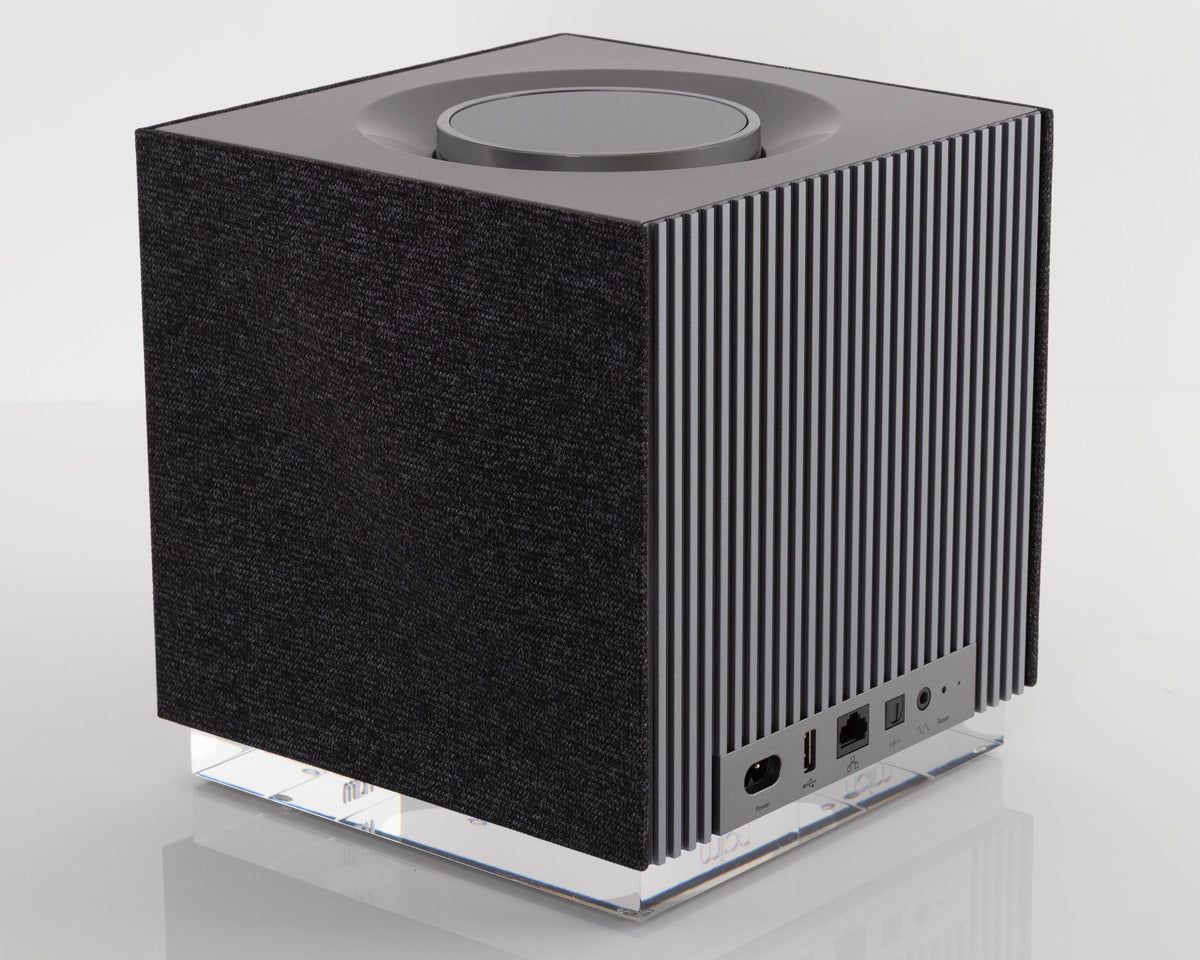 Rear right corner of a used Naim Muso QB GEN2 Compact Wireless Speaker