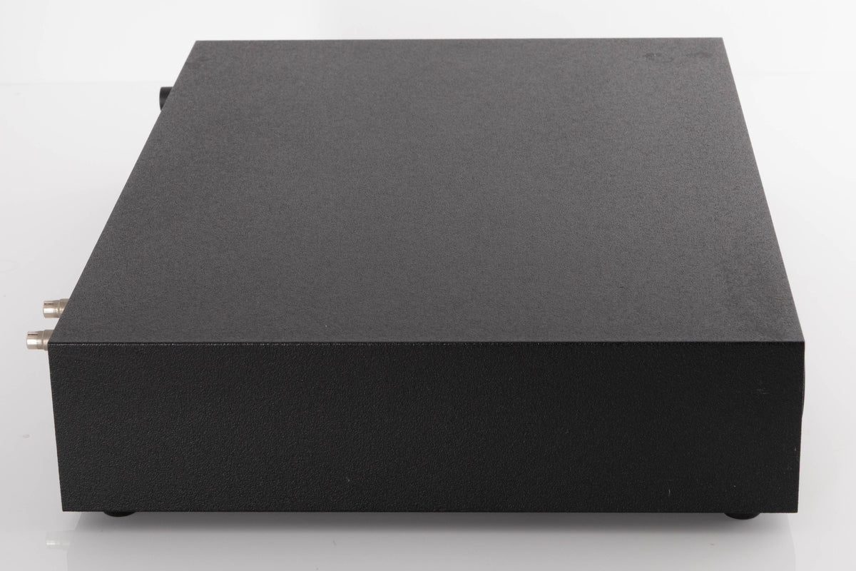 Left side view of a used Naim NAC102 W/ NAPSC in a Black finish