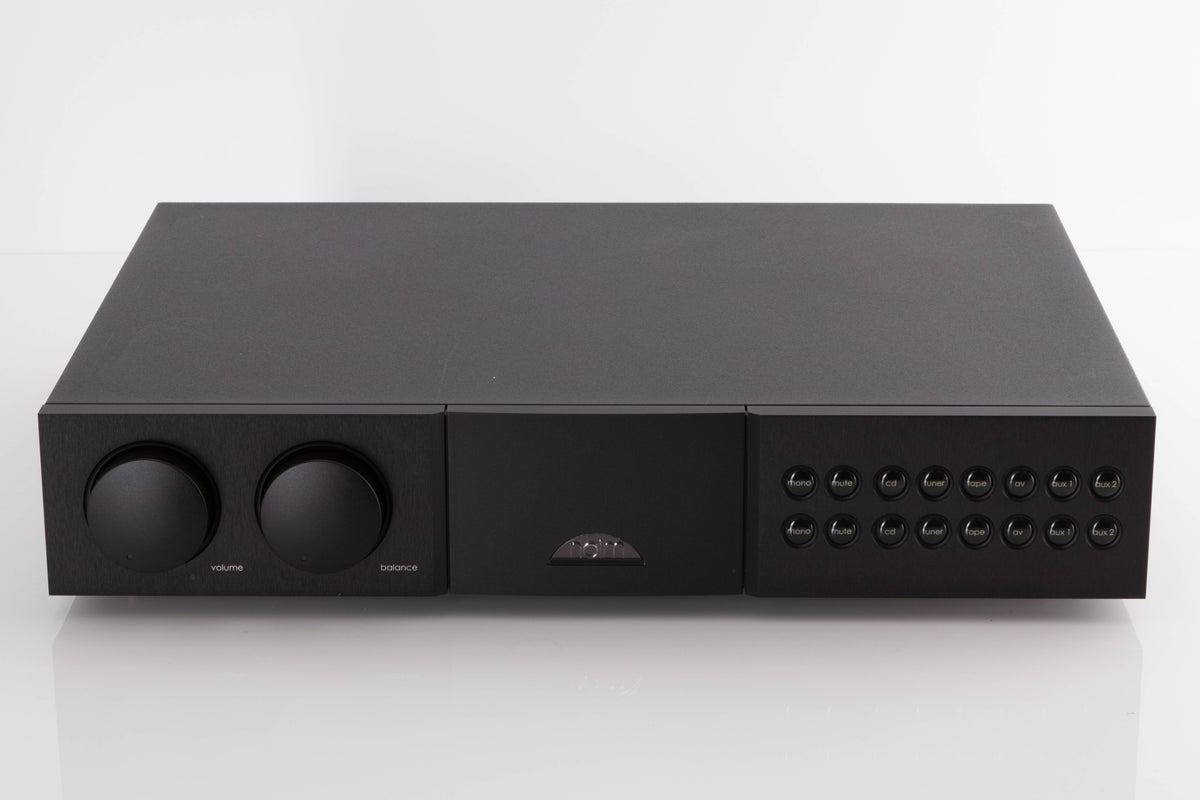 Front view of a used Naim NAC282 Pre Amplifier in a Black finish