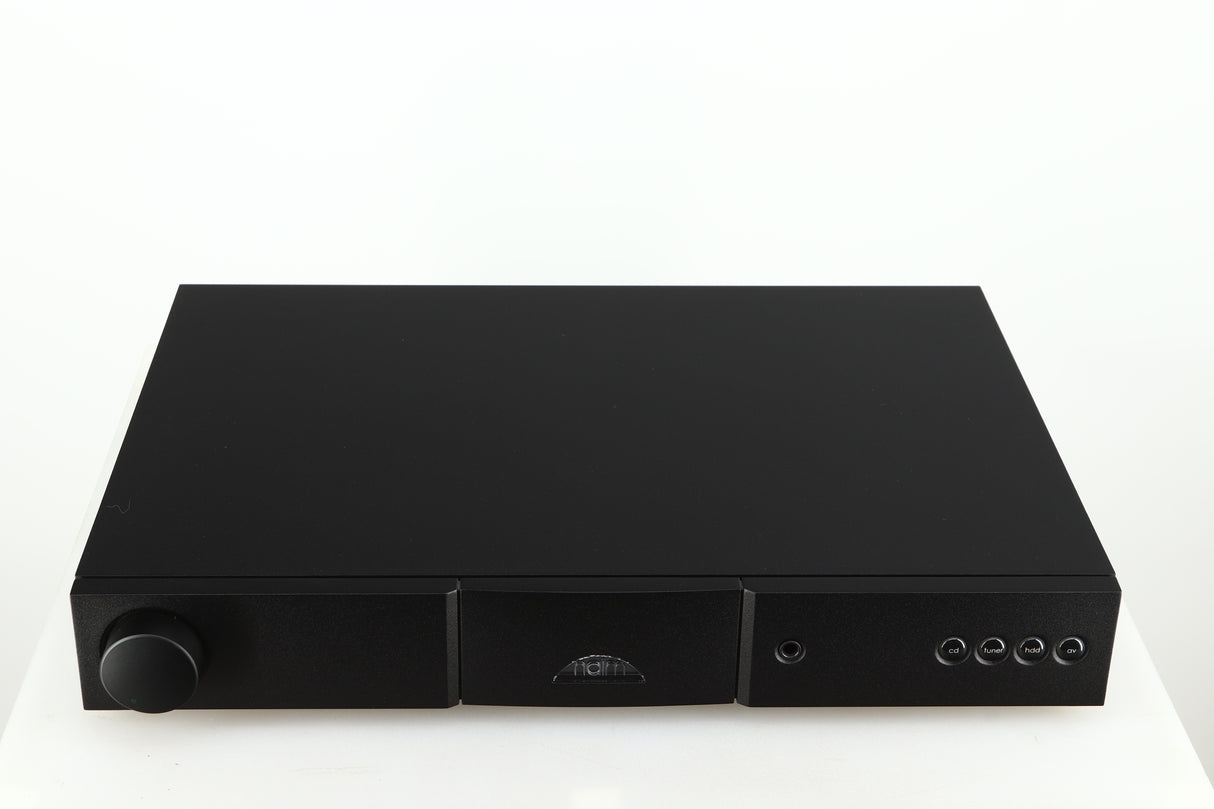 Top of a used Naim NAIT 5si Integrated Amplifier in a black finish