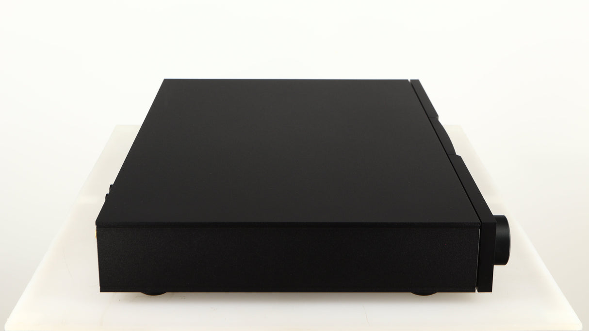 Left side view of a used Naim Nait XS-2 Integrated Amplifier in a black finish