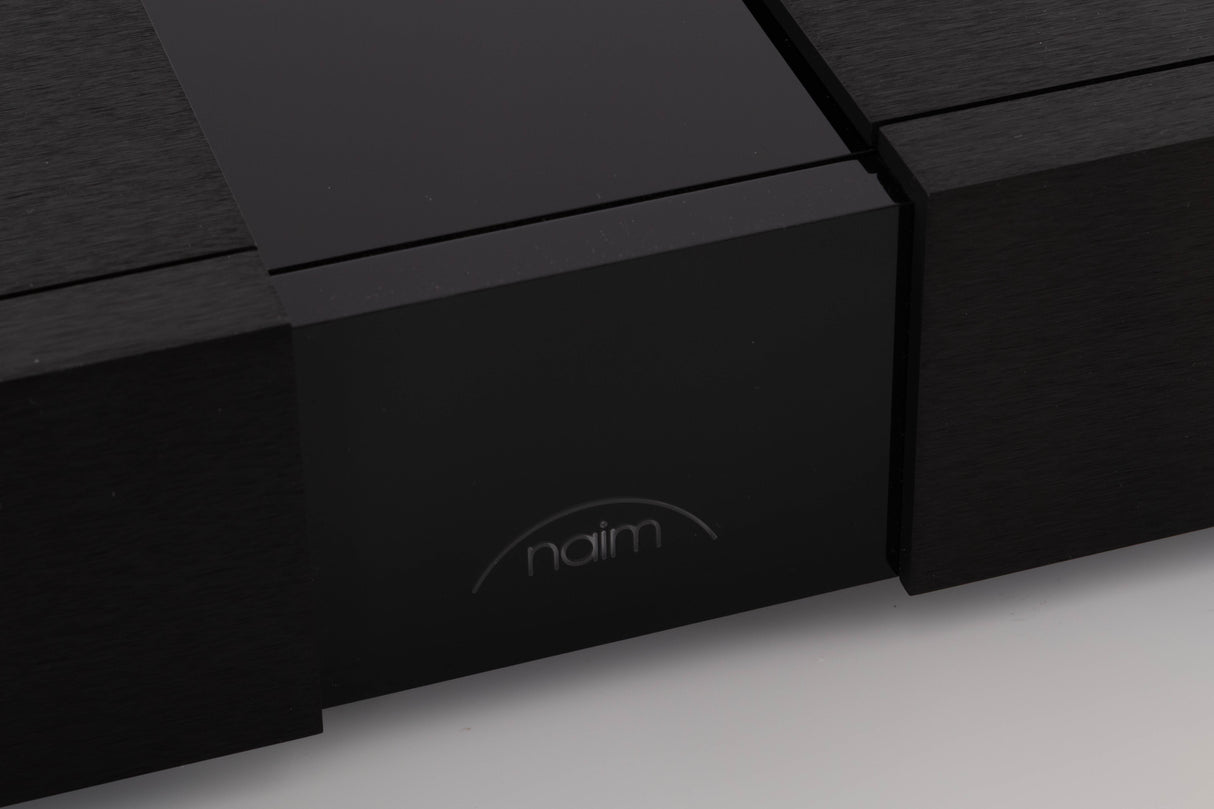 Close up view of a used Naim NAP 250 Power Amplifier