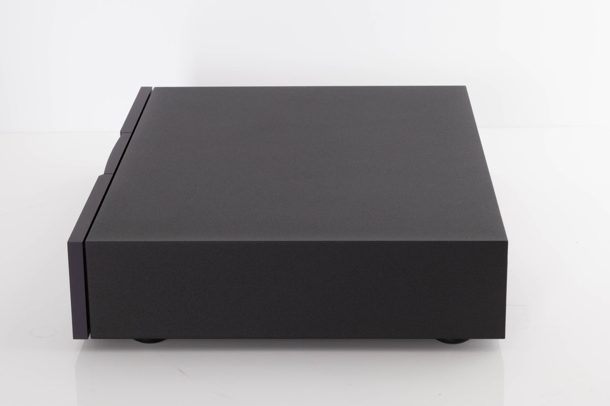 Right side view of a used Naim NAP250-2 Power Amplifier in a Black finish