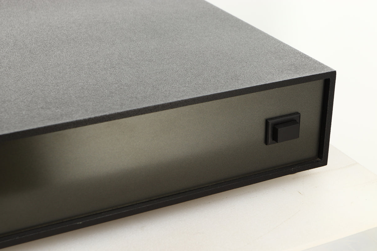 Close up view of a used Naim NAP250 Power Amplifier