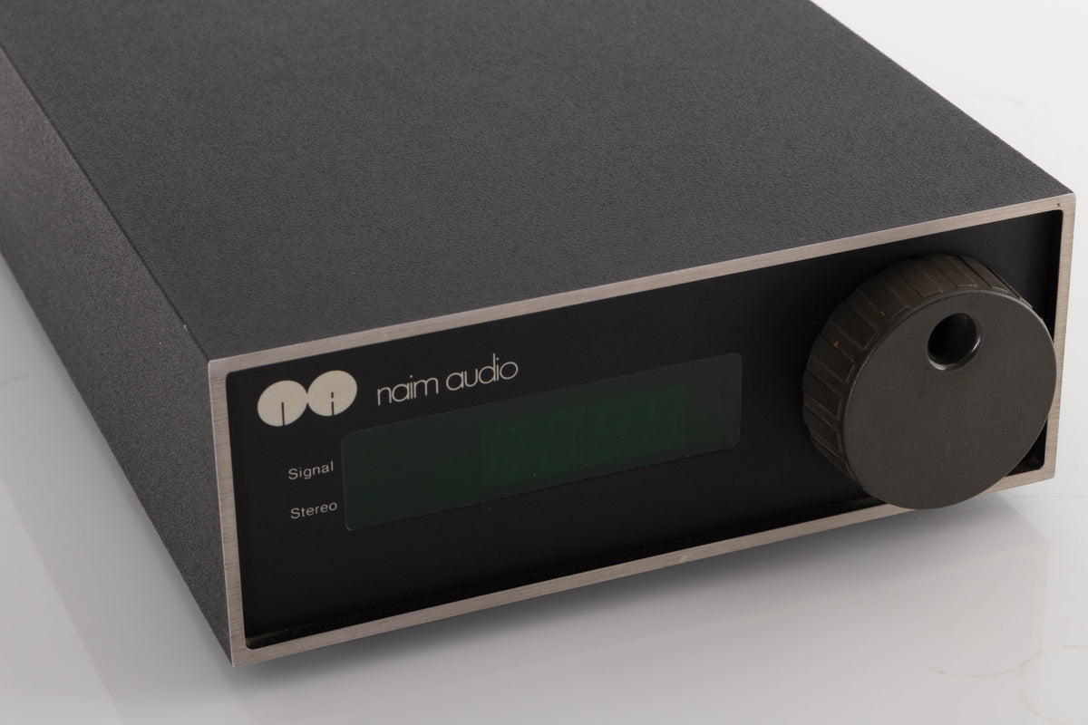 Close up view of a used Naim NAT 01 Tuner
