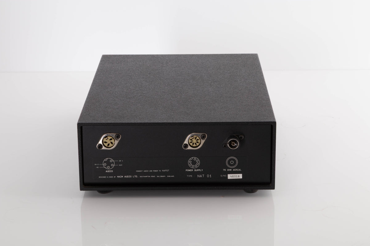 Rear view of a used Naim NAT 01 Tuner