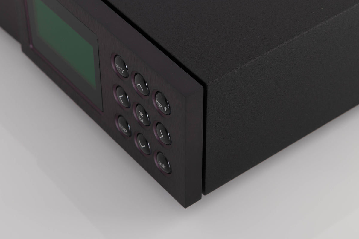 Front right corner of a used Naim NDX Network Streamer in a Black finish