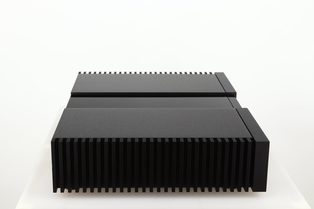 Left side view of a used Naim NPX300 Power Supply in a black finish