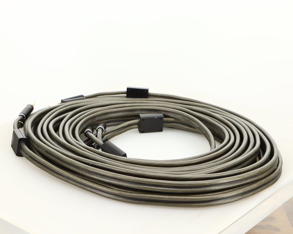 Rear right angle of used Naim Super Lumina Speaker Cables 7.0m Pair