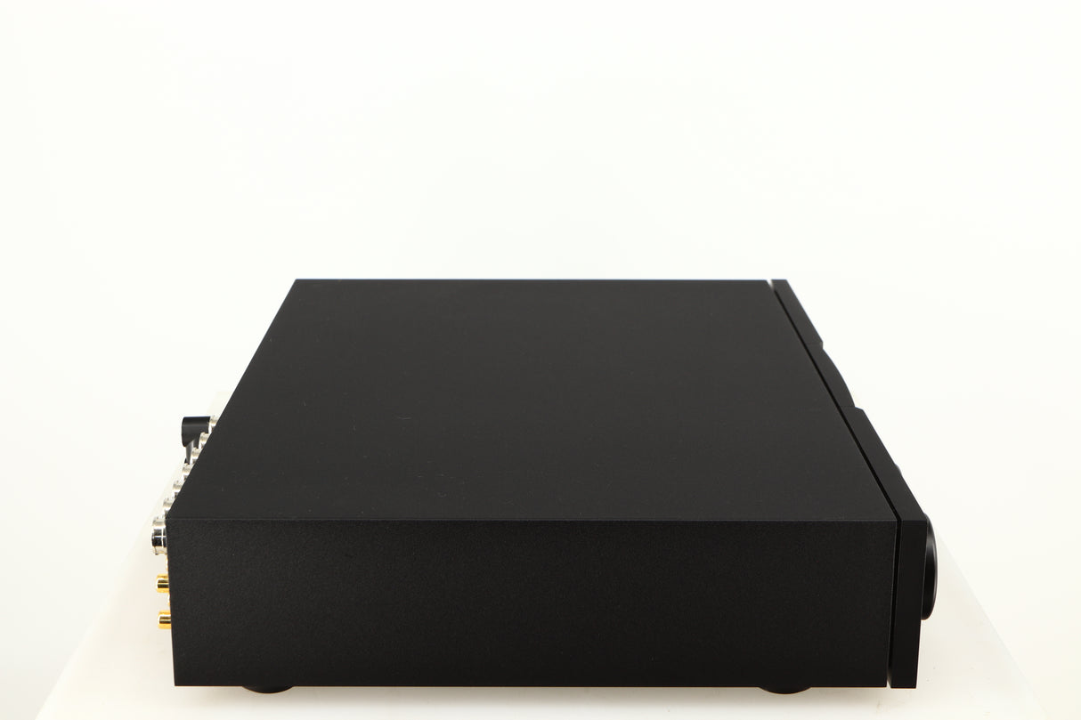 Left side view of a used Naim Supernait 3 Integrated Amplifier in a black finish