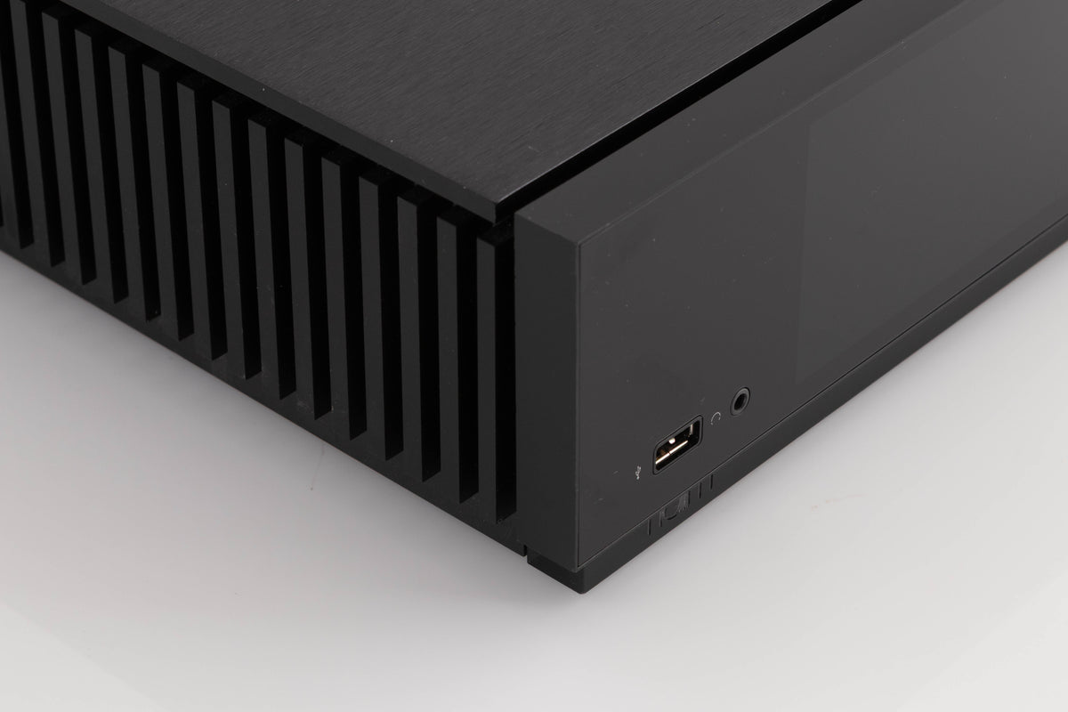 Front left corner view of a used Naim Uniti Atom Streaming Music System