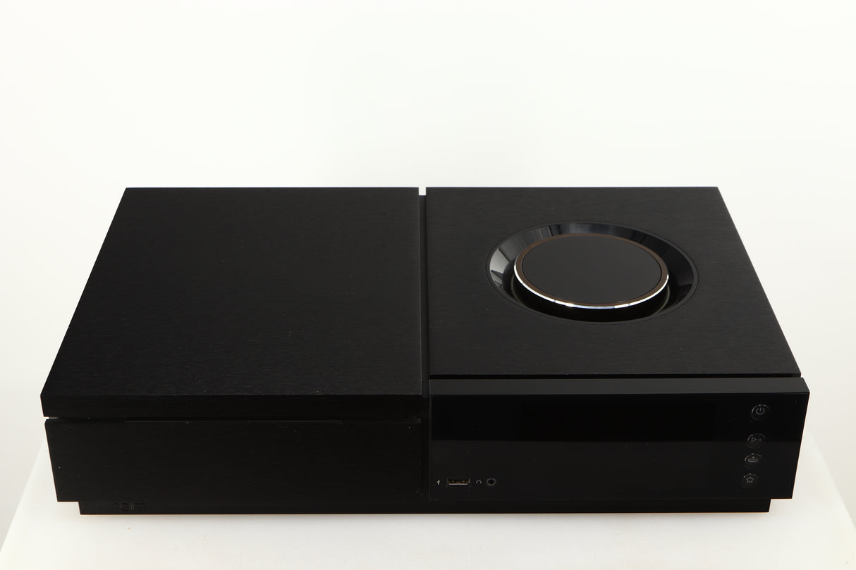 Top of a used Naim Uniti Star Integrated Music System in a black finish