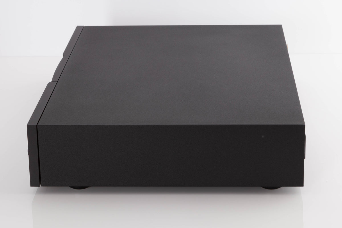 Right side view of a used Naim XPS-2 Power Supply in a Black finish