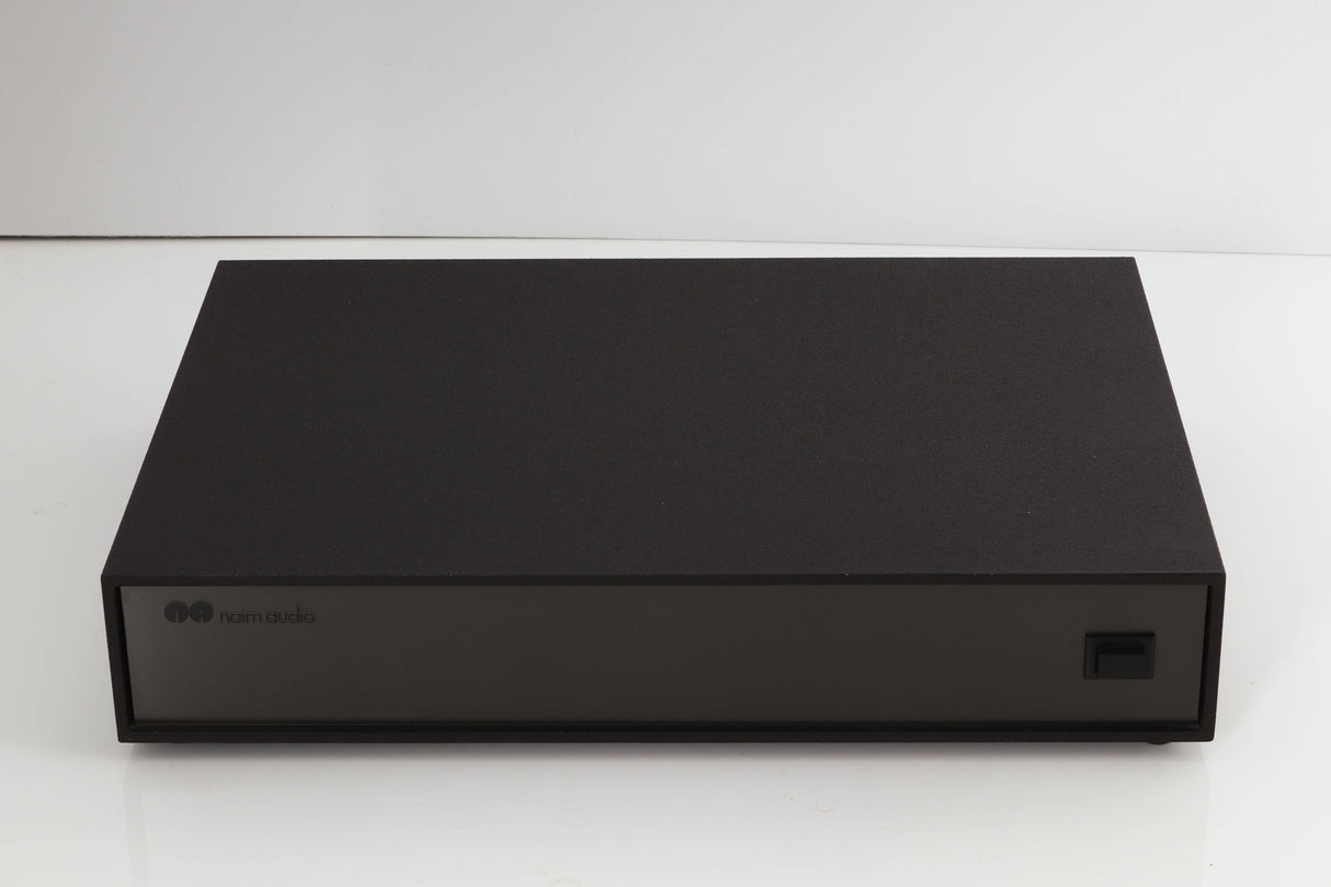 Front view of a used Naim XPS Power Supply in a black finish