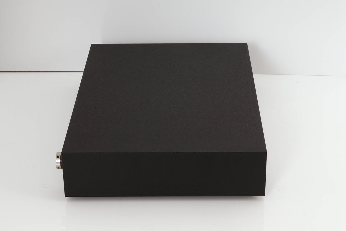 Left side view of a used Naim XPS Power Supply in a black finish