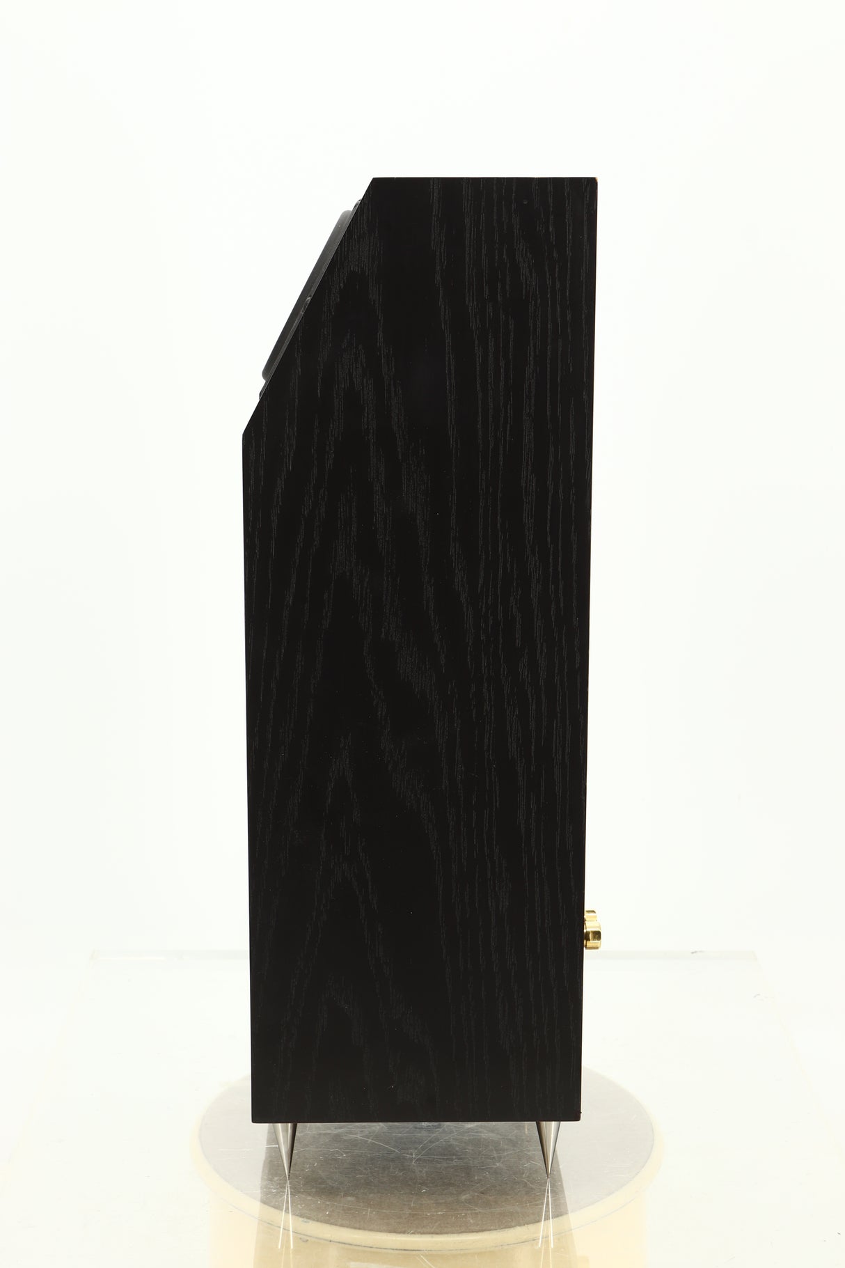 Side view of a used NEAT Acoustics Iota Alpha Floorstanding Speaker in Black Oak finish