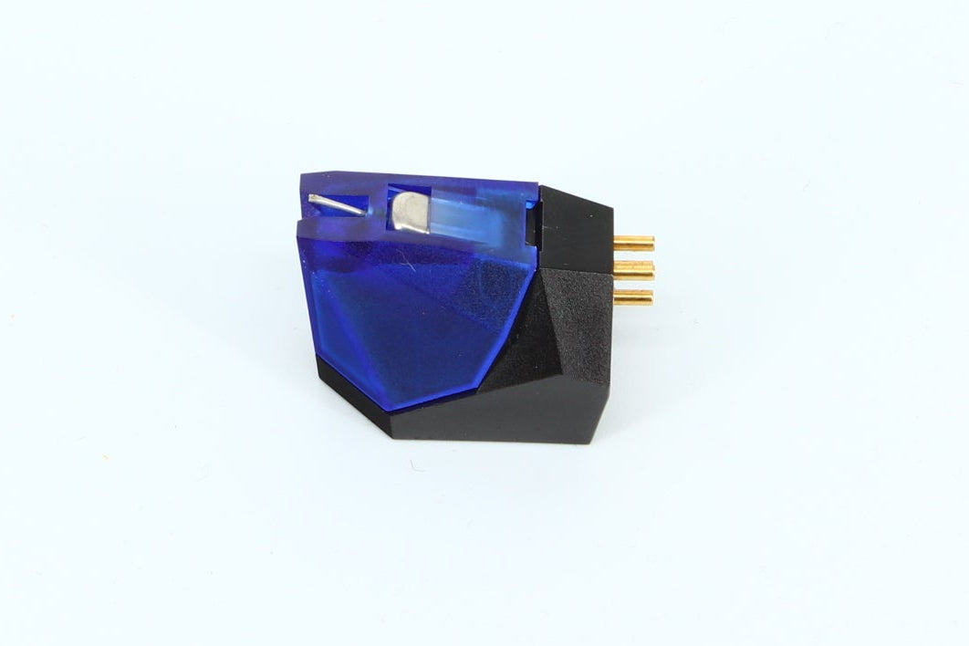 Right side view of a used Ortofon 2M Blue MM Cartridge