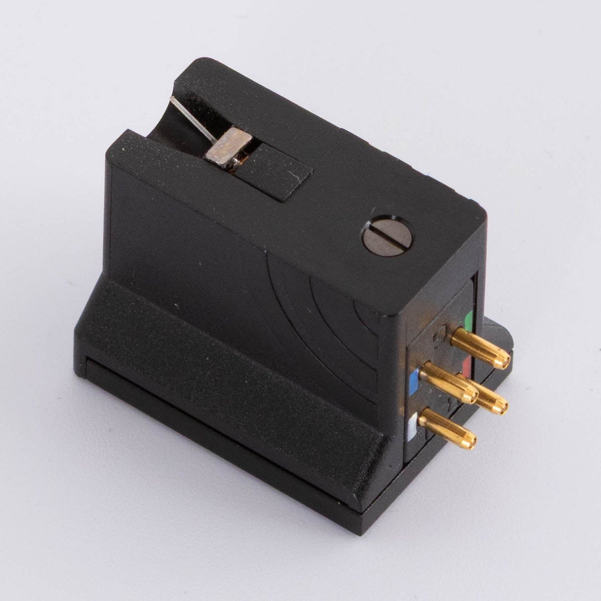 Rear right corner of a used Ortofon Quintet Black S MC Cartridge