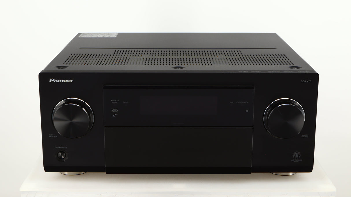 Front view of a used Pioneer SC-LX75 AV Receiver in a black finish