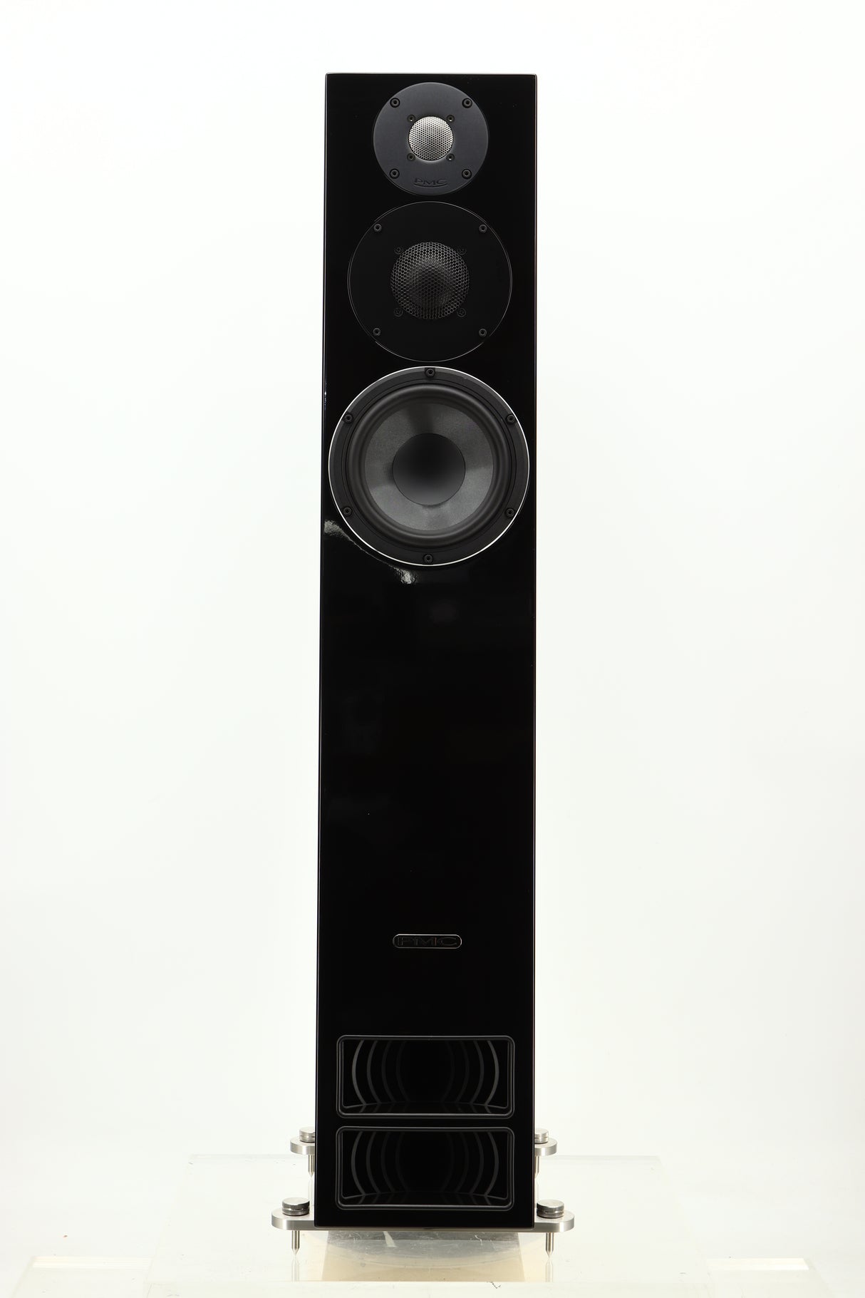 Front view of a used PMC Twenty5 26i Floorstanding Speaker in Diamond Black finish