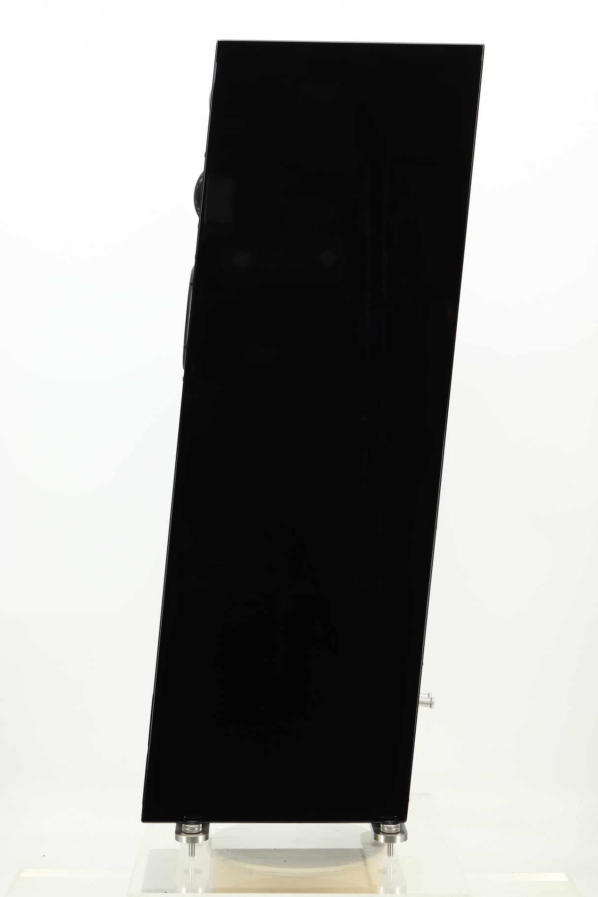 Side view of a used PMC Twenty5 26i Floorstanding Speaker in Diamond Black finish