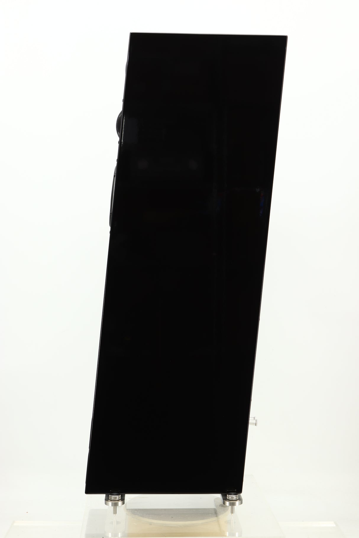 Side view of a used PMC Twenty5 26i Floorstanding Speaker in Diamond Black finish