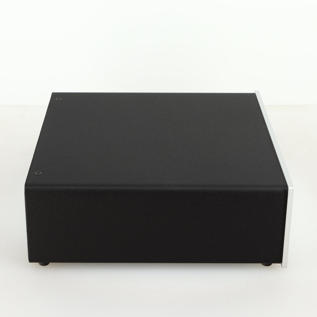 Left side view of a used Project CD Box DS in a silver finish