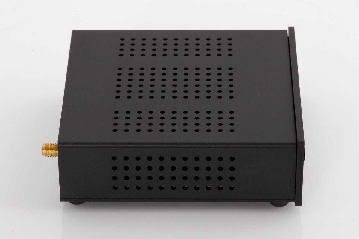 Left side view of a used Project Streambox S2 Ultra Network Streamer in a Black finish