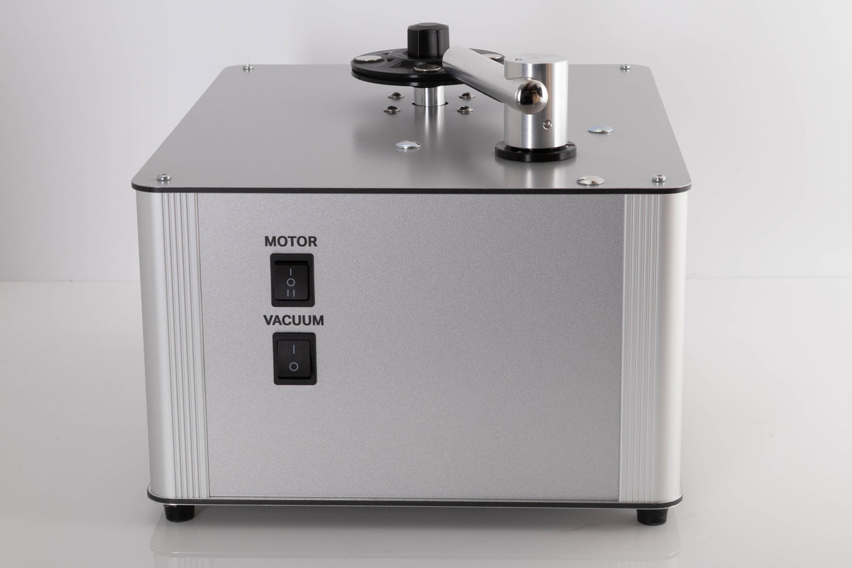 Right side view of a used Project VC-S3 Record Cleaning Machine in a Silver finish