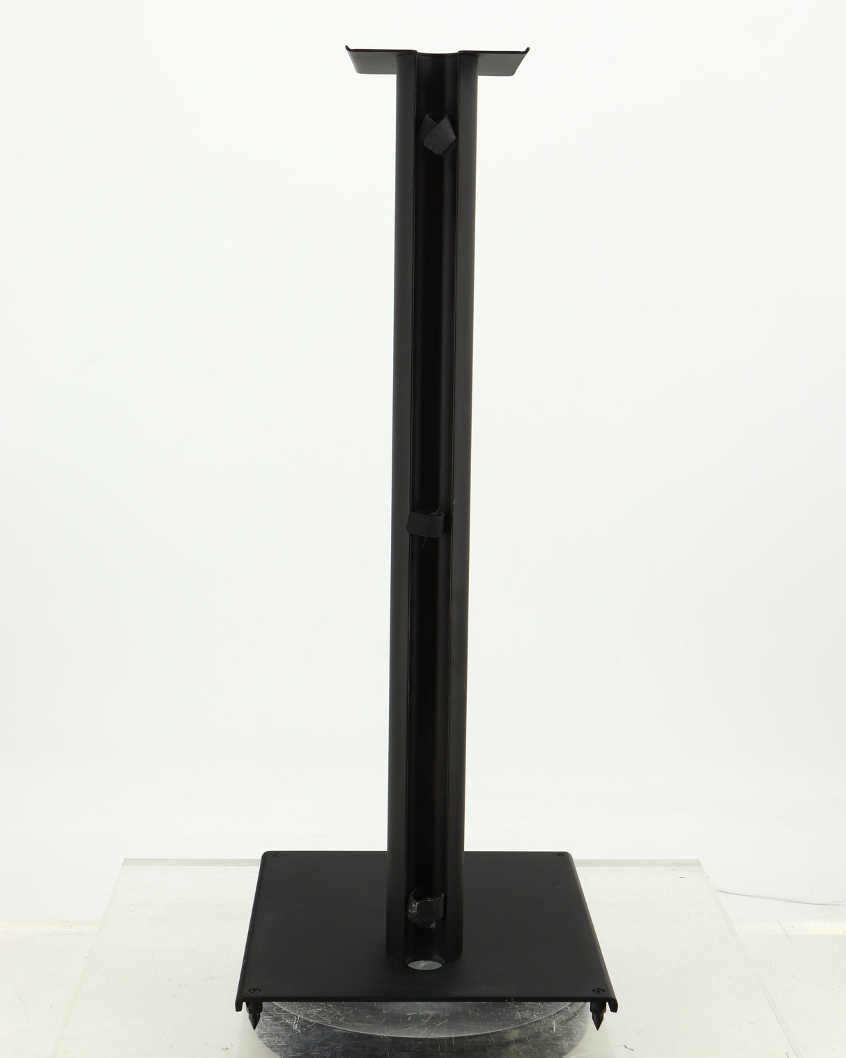 Rear view of a used Q Acoustics 3000 Series Speaker Stands (3010) in a black finish