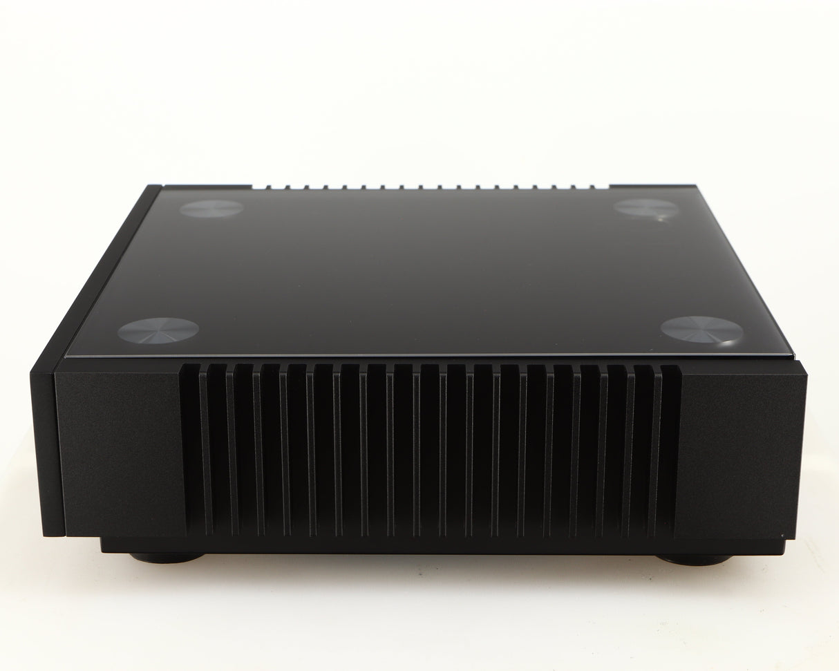 Right side view of a used Quad Artera Pre Amplifier in a black finish