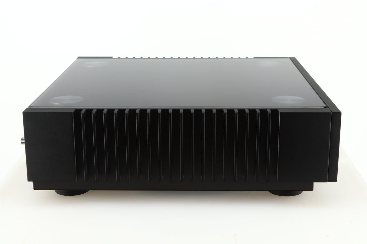 Side view of a used Quad Artera Pre Amplifier in black finish