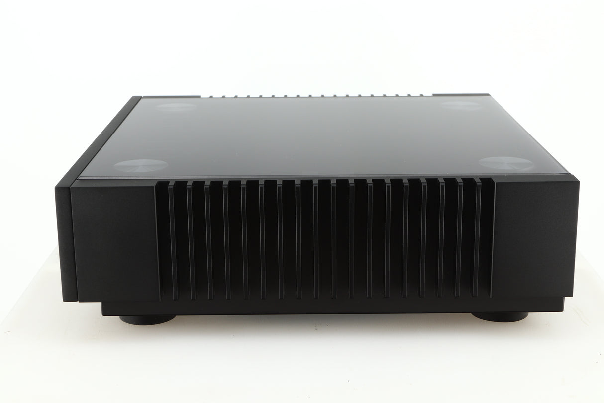 Side view of a used Quad Artera Pre Amplifier in black finish