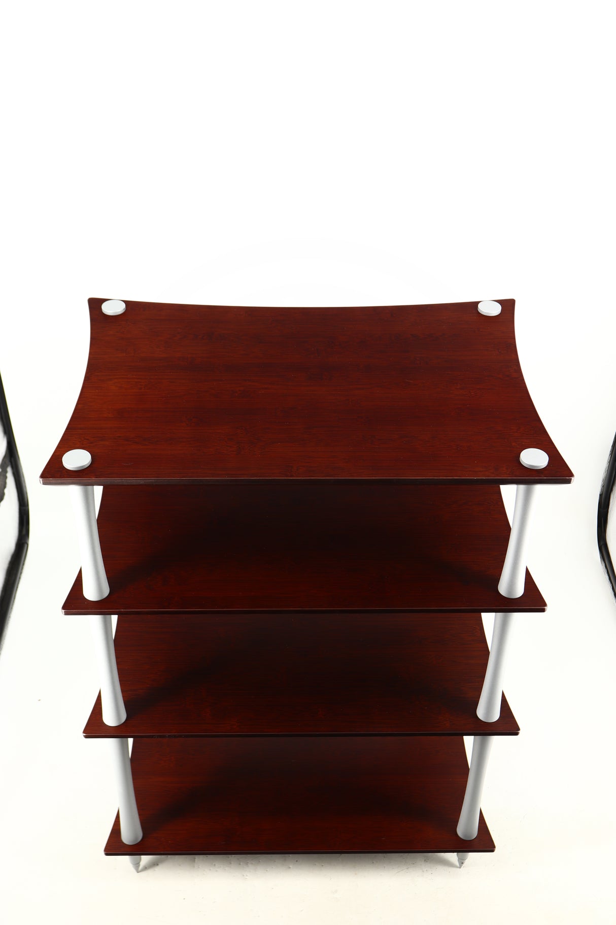 Top of a used Quadraspire Q4 EVO Hifi Support in a dark cherry finish