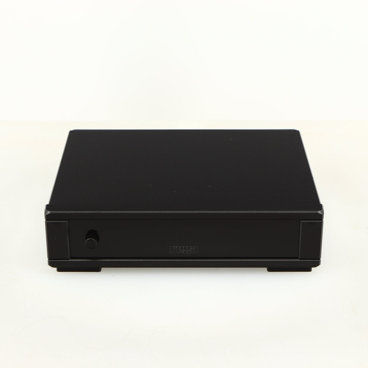 Front view of a used Rega FONO MM MK5 Phonostage in a black finish
