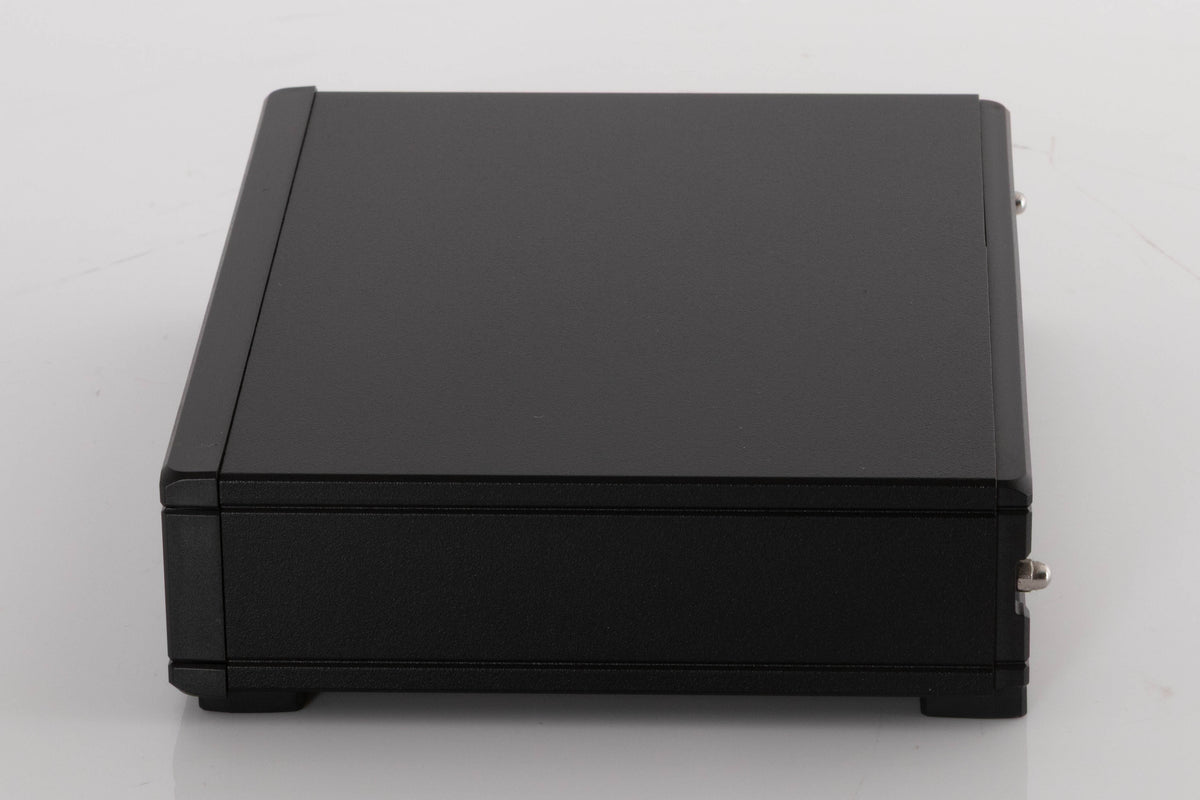 Right side view of a used Rega NEO Turntable Power Supply in a Black finish