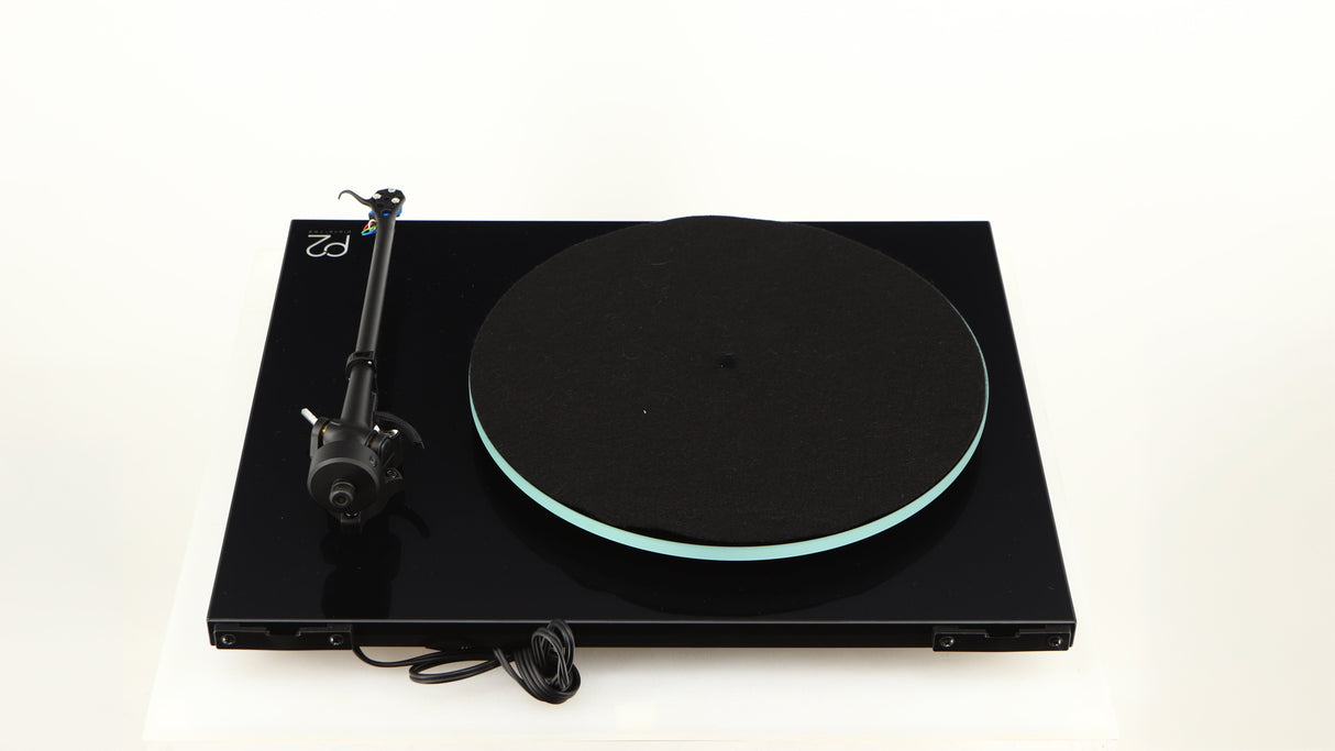 Rear view of a used Rega Planar 2 / Elys 2 Cartridge in a black gloss finish