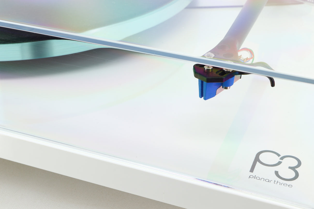 Rega Planar 3 Turntable / Elys Cartridge - White