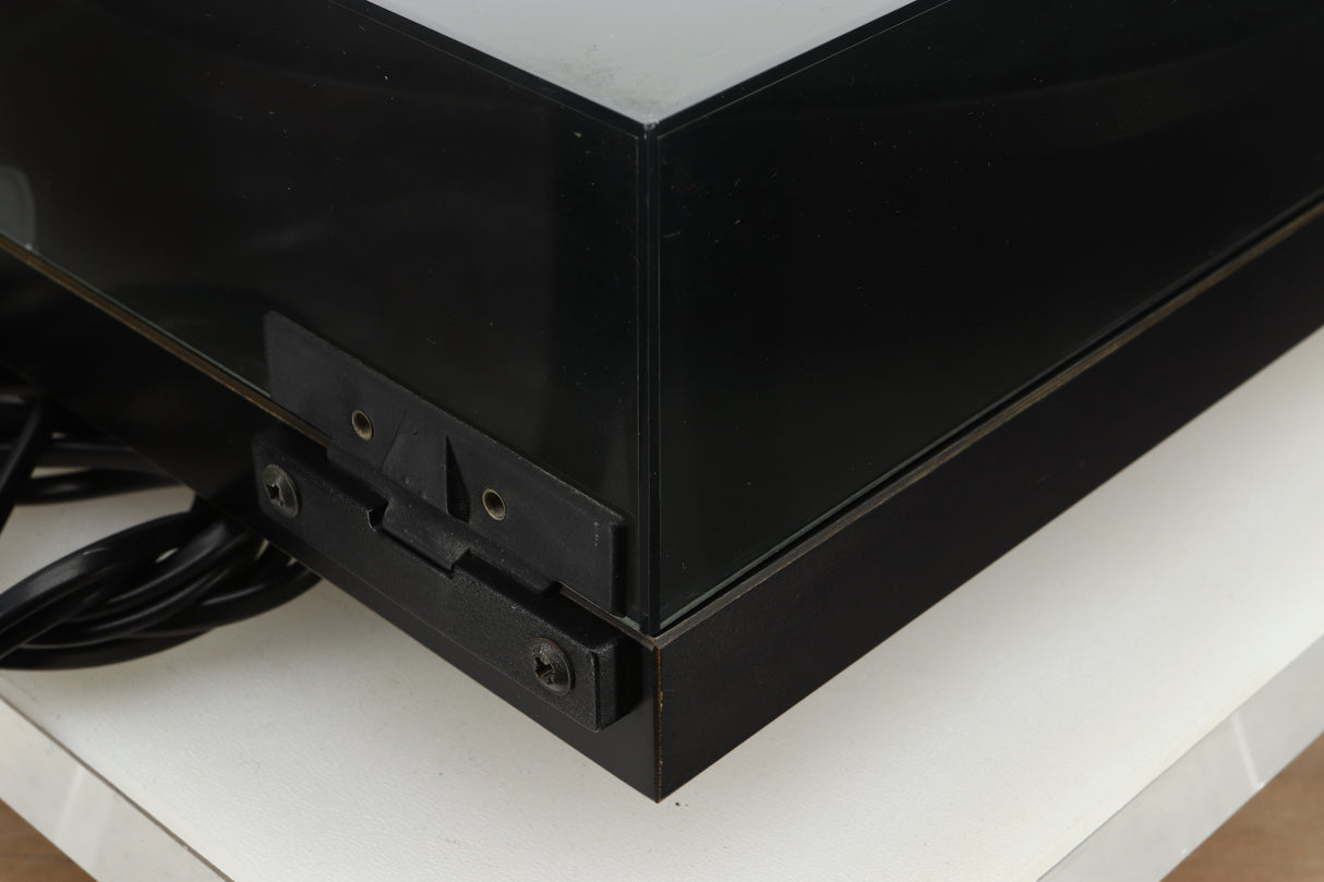 Rear right corner view of a used Rega Planar 3 Turntable