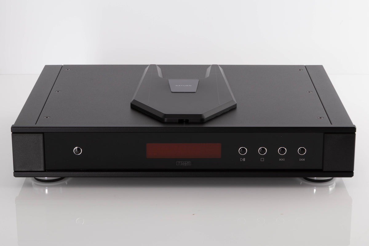 Front view of a used Rega Saturn MK3 CD Player in a Black finish
