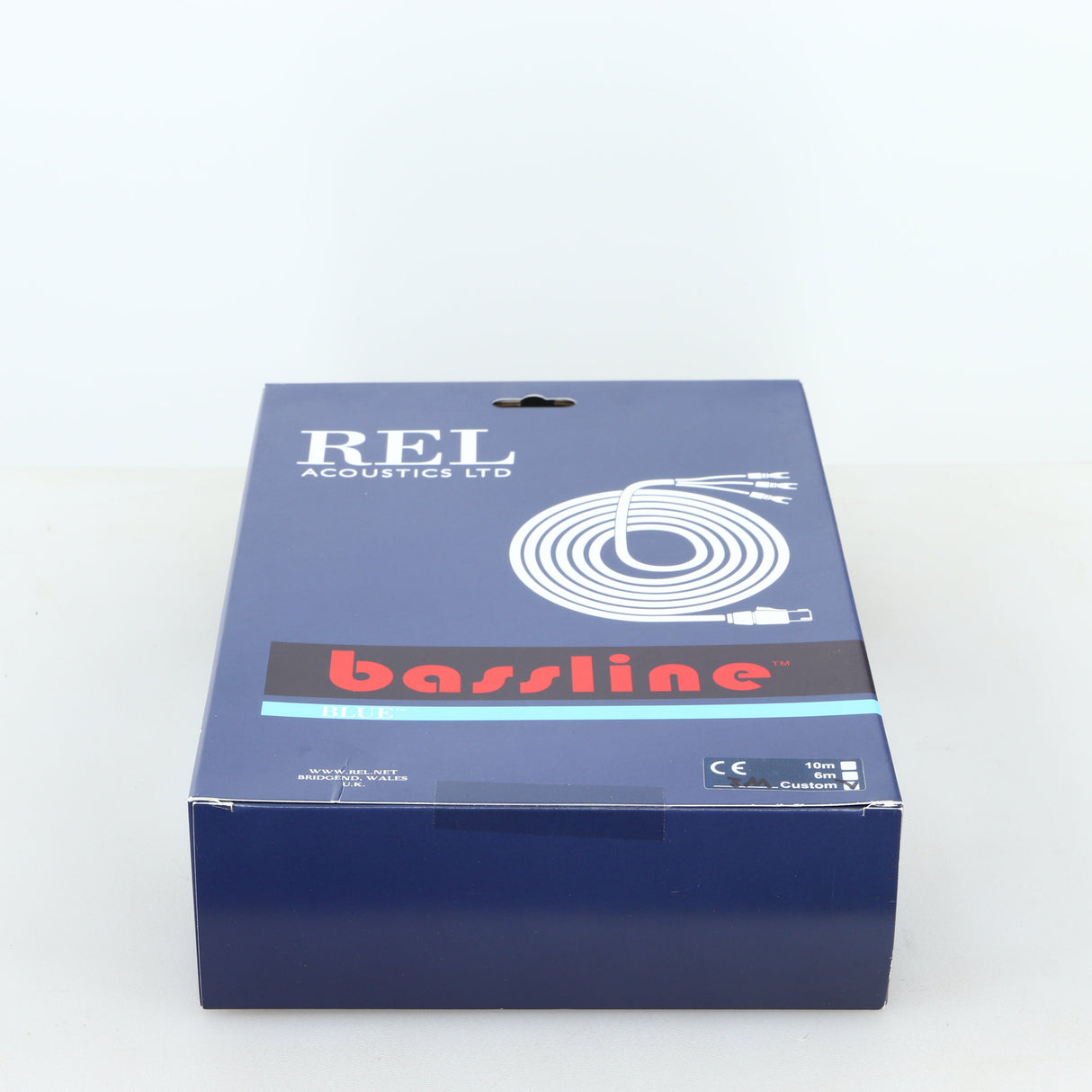 Box for a used REL Baseline Blue 3.0m Subwoofer Cable