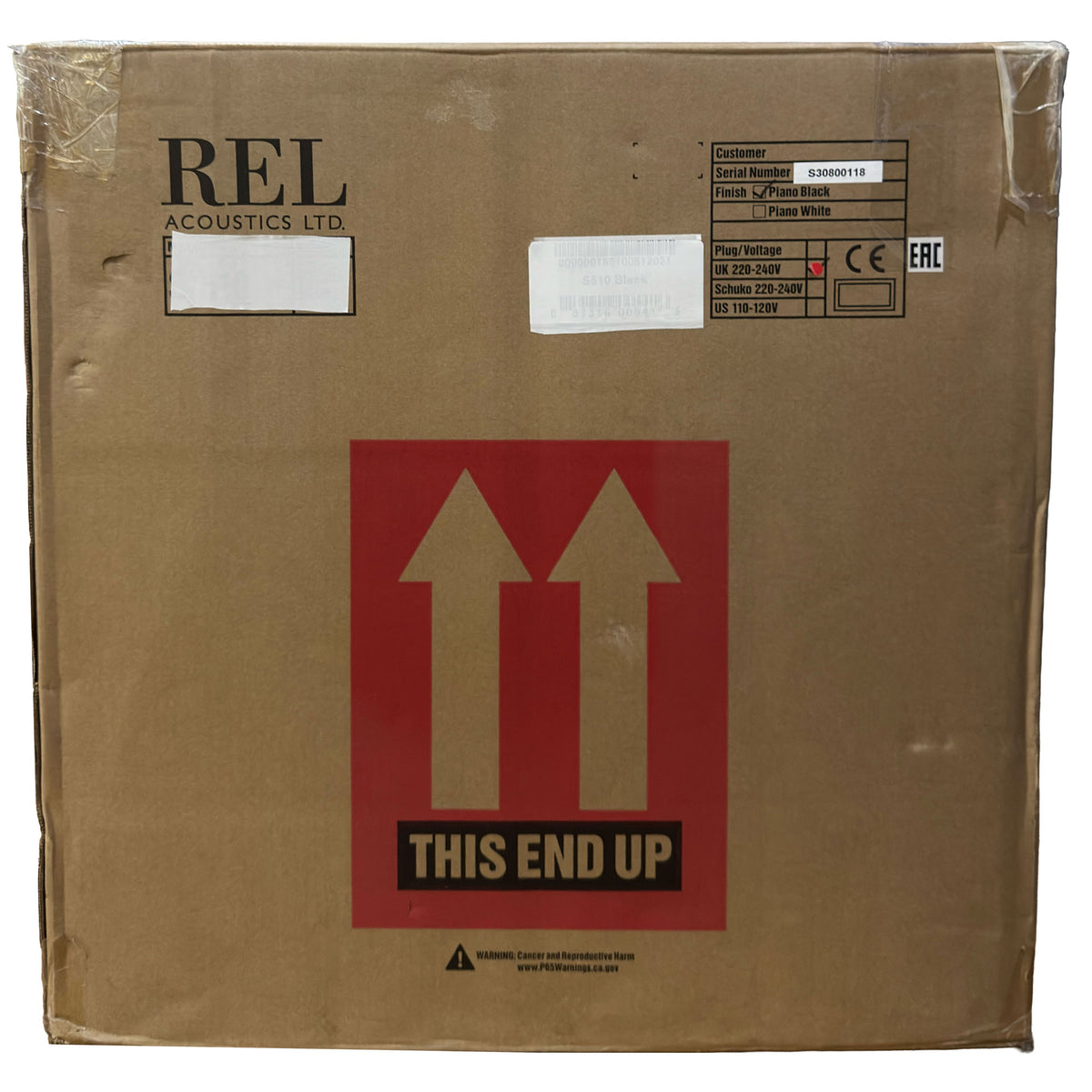 REL S/3 Subwoofer Black Gloss – Used – Original Box