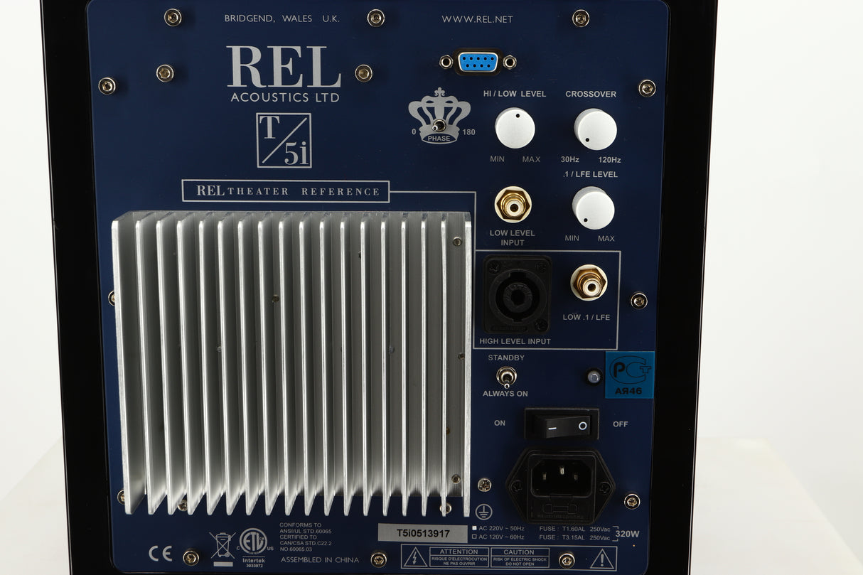 REL T5i Subwoofer - Piano Black