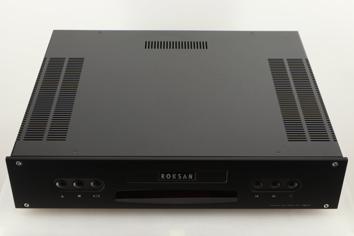 Top view of a used Roksan Kandy KC1 MkIII CD Player in Black finish