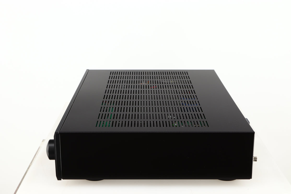 Right side view of a used Rotel A14 MKII Integrated Amplifier in a black finish