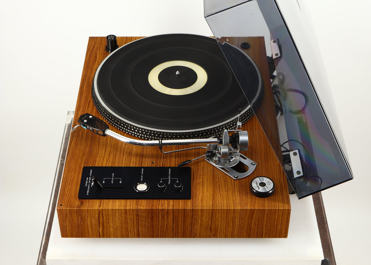 Right side view of a used Rotel RP-3000 Turntable W/ SME 3009 Series II Improved Tonearm