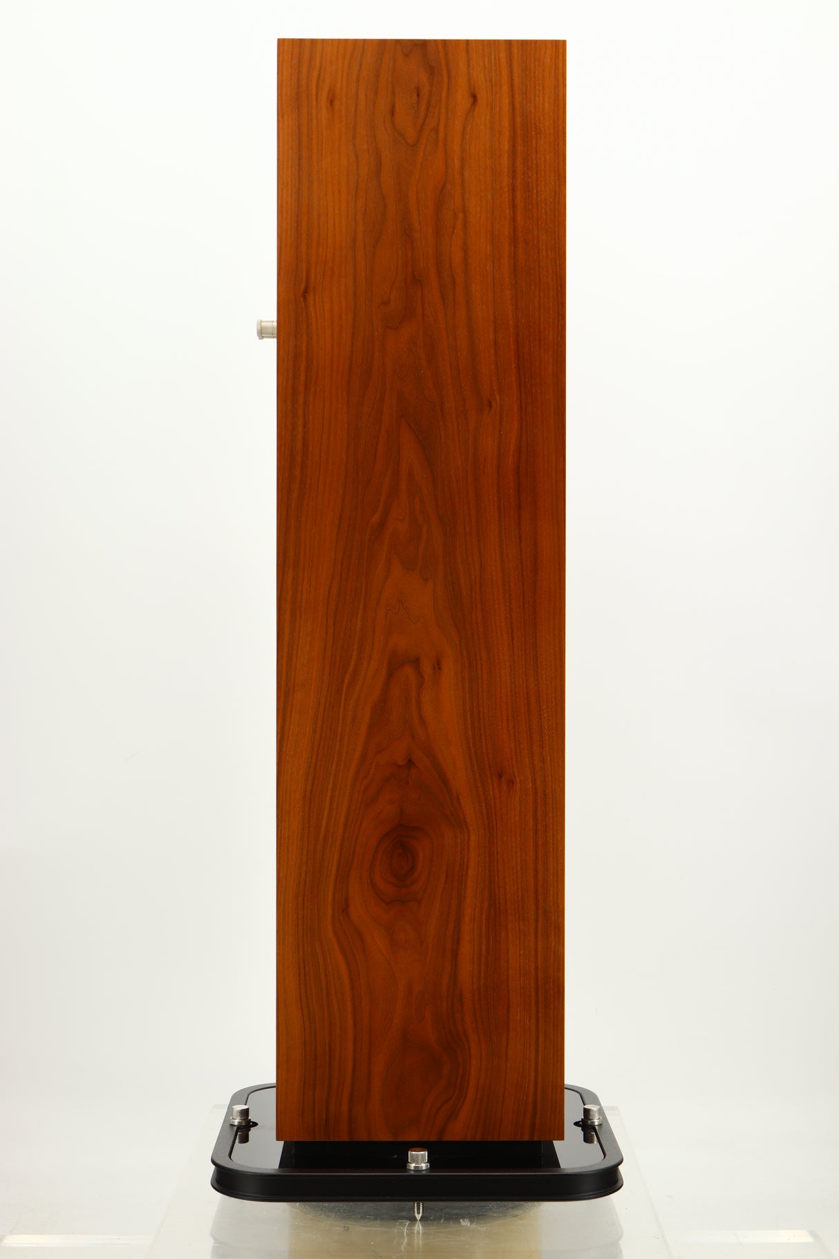 Side view of a used Russell K Red 150SE Floorstanding Speaker in Walnut finish