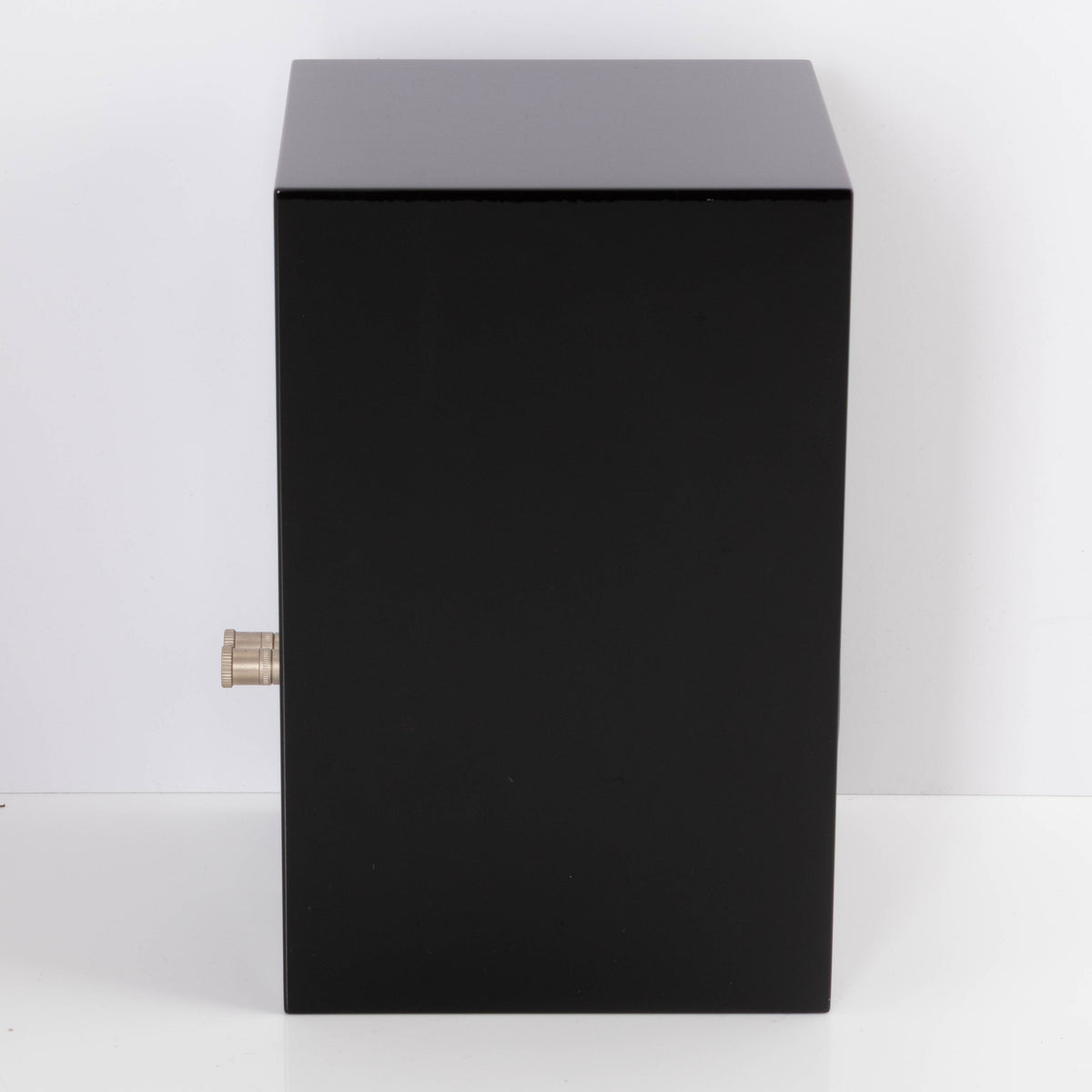 Left side view of a used Russell K RED50 Standmount Speaker in a Piano Black finish