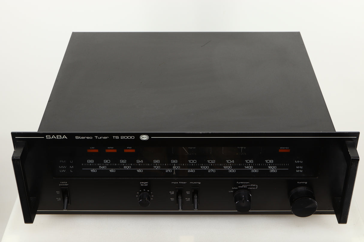 Top view of a used Saba TS2000 Tuner